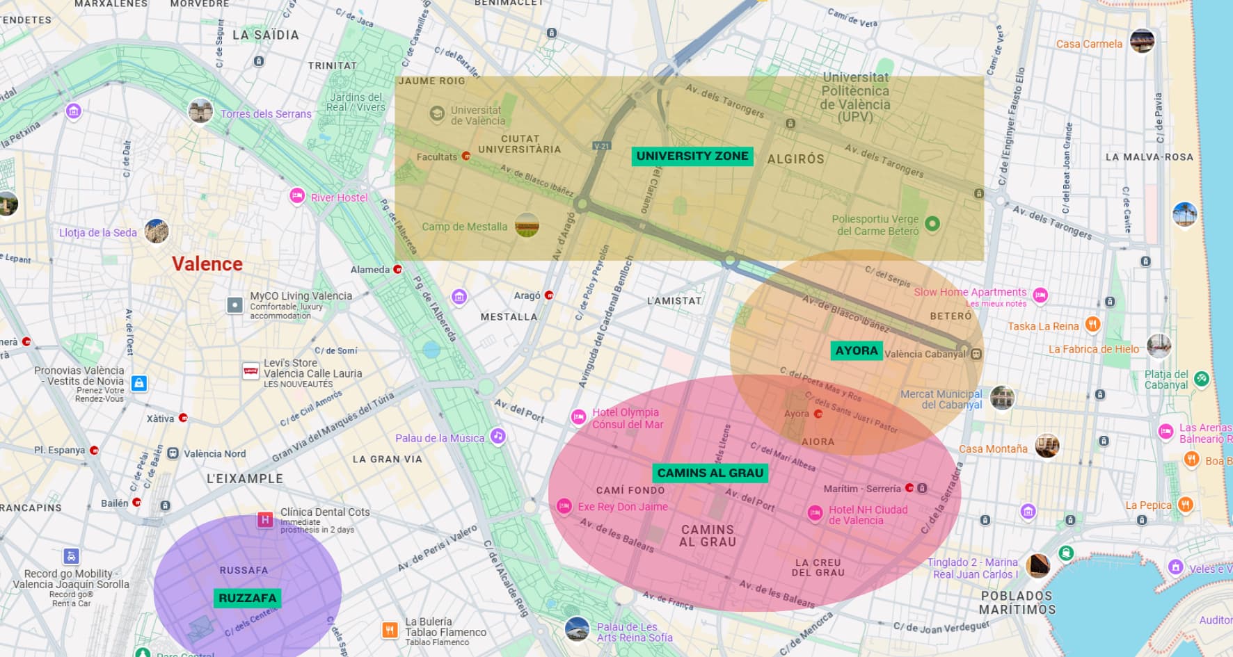 Where to Live in Valencia as a Student: Discover the Best Areas Near Campus and the Beach