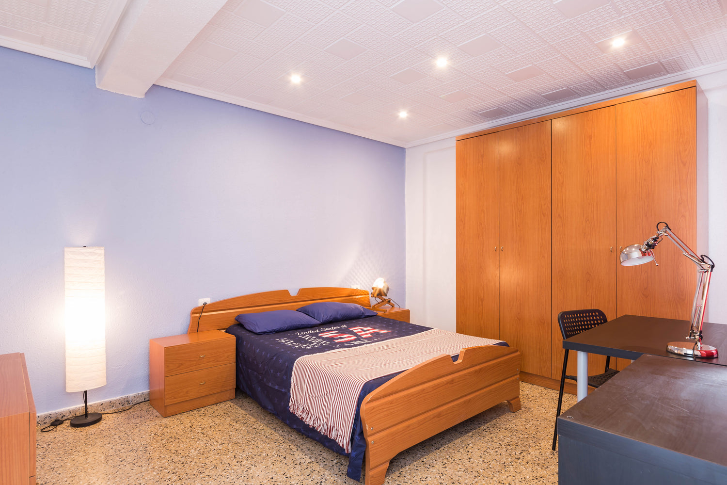 Blue Bedroom - Industria Flat