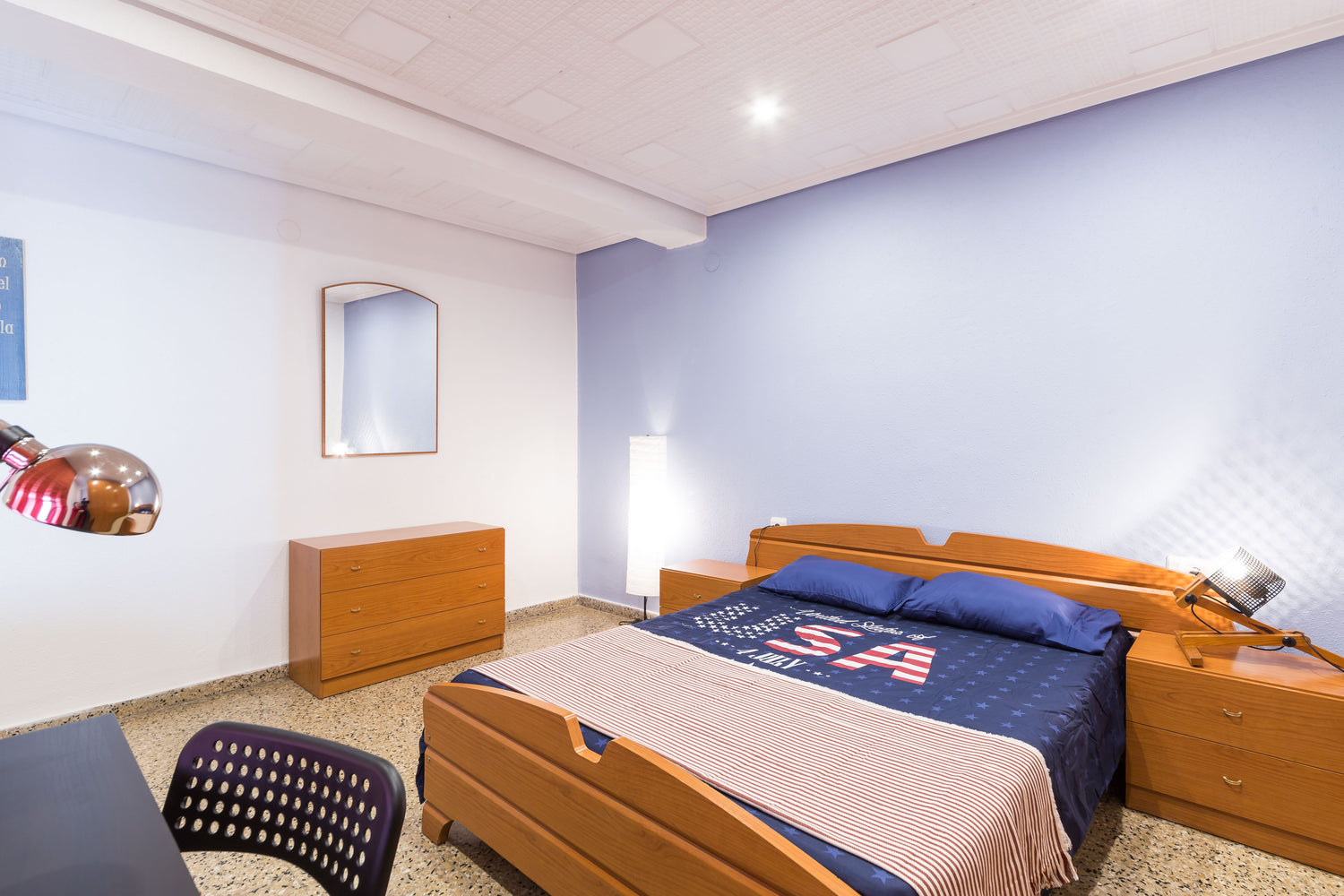 Blue Bedroom - Industria Flat